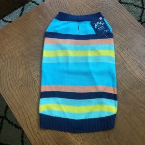 Stripe dog sweater